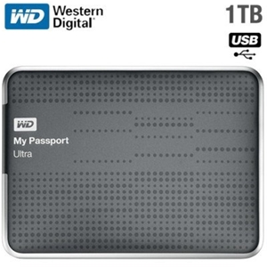 WD My Passport Ultra 1TB USB 3.0 HDD - T