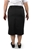 T8 Corporate Ladies Pencil Skirt (Charcoal Pinstripe) - RRP $119