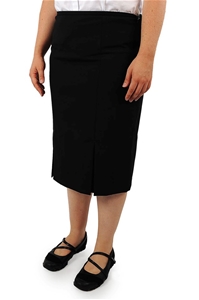 T8 Corporate Ladies Pleated Skirt (Black