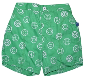 Plum Baby Printed Shorts