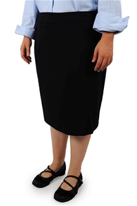 T8 Corporate Ladies Pleated Skirt (Navy)