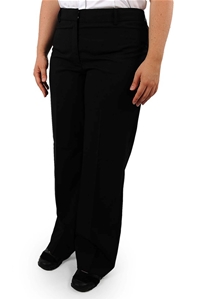 T8 Corporate Ladies Flat Front Pant (Bla