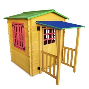 Outdoor Wooden Cubby Playhouse