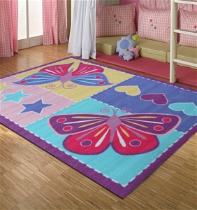 Sphinxs Butterfly Patch Rug 150 x 100 cm