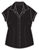 T8 Corporate Ladies Cap Sleeve Shirt (Black) - RRP $69