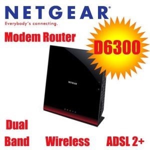 Netgear D6300 Dual Band Wireless ADSL 2+