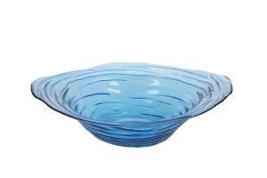Solero Glass Bowl - Blue-48cm