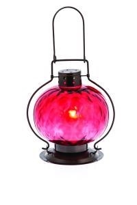 Red Extra Large Onion Candle Holder with