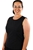 T8 Corporate Ladies Sleeveless Shell Top (Charcoal) - RRP $99
