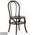 Set of 2 Wooden Thonet Replica Chairs - Dark Brown
