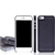 iPhone 6 Plus 5.5" Slim Frosted Clear Soft Case Cover Accessories - Black