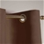 Set of 2 Ultrasol Microfibre Curtains - Chocolate