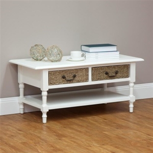 Windsor Coffee Table with 2 Drawers - Cr