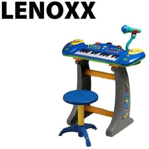 Lenoxx Blue Kids Keyboard with Stand