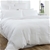 Fine Bedding Queen Waffle Quilt Cover Set - White