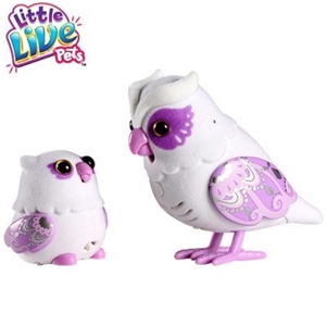 Little Live Pets Owl and Baby - White