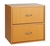 Storage Cube with 2 Drawers Beech Colour