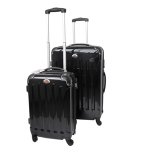 2pc Lightweight Hard Suitcase Travel Bag
